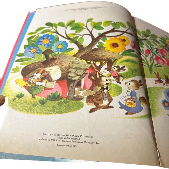 Walt Disneys Bunny Book x Golden Book Large Hardback 2nd Edition Authorized 1972 - Picture 9 of 11
